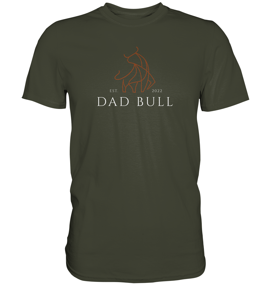 Dad Bull - Datum Personalisierbar - Premium Shirt